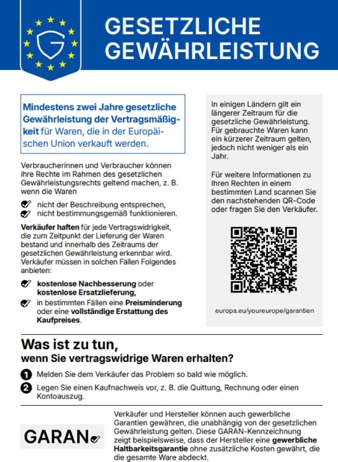 GewährleistungslabelEU